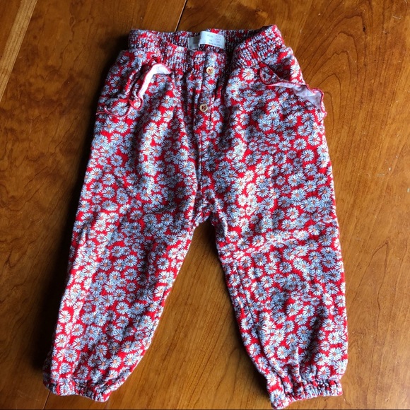 Zara Other - Zara red pants with daisies size 2/3